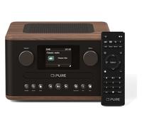 Pure Classic C-D4 - Das charmante Digitalradio mit CD-Player, Kaffee Braun/Walnuss