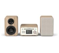 Pure Classic Stereo Mini - Das charmante Micro-Stereo-System, Baumwoll-Weiß/Eiche