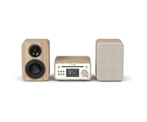 Pure Compatto HI FI CLASSIC Stereo Mini Bluetooth Cotton White Oak 2x 20w 254591