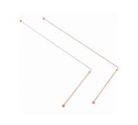 Pure Copper Divining Rods - 2PCS Energy Detector for Water Witching and Dowsing with 99.9% Purity