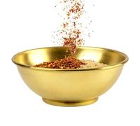 Pure Copper Mixing Bowl Handmade Kitchen Serving Bowl For Food Prep