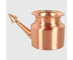 Pure Copper Neti Lota - Vaso tradizionale per la pulizia, durevole e facile da usare