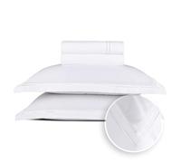 Pure Cotton Set di biancheria da letto matrimoniale, 4 pezzi, 100% raso di cotone, morbido, facile da stirare, Oeko-TEX, copripiumino 230 x 270 cm, lenzuolo con angoli 150 x 200 x 30 cm, federa 2 x 50