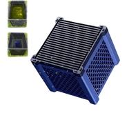 Pure Cube Water Trough Filter 2.0, Aquarium Water Trough Purifier Cube, Super Strong Filtration Activated Carbon Filter for Fish Tanks, Horse Troughs, Ponds & Livestock Tanks (Blue)