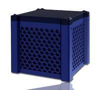 Pure Cube Water Trough Filter,Water Filter for Horses,Carbon Water Filter for Stock Tank,Removes Yellow Water and Fishy Odor (Blue)