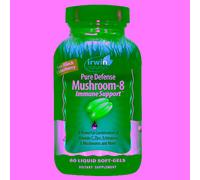 Pure Defense Mushroom 8 Supporto Immunitario 60 Softgel Di Irwin Naturals