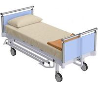 Pure Dreams - Lenzuolo per letto da ospedale, 2 pezzi, morbido e confortevole, 1 lenzuolo con angoli e 1 federa, 400 fili, per letto regolabile da ospedale, colore avorio tinta unita (99 x 213 cm +