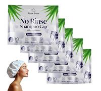Pure Ease Cuffia Shampoo per Allettati - Lavaggio Capelli per Disabili con Salviette Capelli, Ideale per Anziani e Persone Allettate, Formula Delicata, Perfetta per Strutture Sanitarie (1 Pack)
