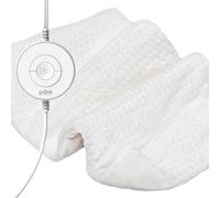 Pure Enrichment PureRadiance - Cuscino riscaldante di lusso per crampi, schiena, collo e spalle, design brevettato, morbida pelliccia sintetica e microvisone, 6 impostazioni di calore, lavabile in