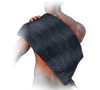 Pure Enrichment® PureRelief™ Pro Far Infrared XL Heating Pad - Deeper Muscle Relief for Back, Neck, Shoulder, & Knee Pain in Athletes, 4 Heat Settings, Dry/Moist Heat, 12” x 24” Extra-Large Size