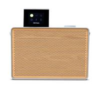 Pure Evoke Play - Sistema musicale portatile per interni ed esterni (DAB+/FM, radio Internet, Spotify Connect, Bluetooth) Special Edition, bianco/legno
