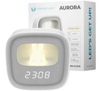PURE FNL-06 AURORA LED Sveglia Night Bunny Light bianca quadrata