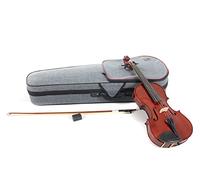 PURE GEWA Set viola EW Set in ebano - Viola 40,8 cm, Set pronto per suonare in ustodia, arco, colofonia, mentoniera, cordiera con regolatori di precisione