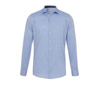 pure h. tico Pure City 3388-788-Camicia a Maniche Lunghe, Colore: Argento Camicia Elegante, Tinta Unita Azzurro, XS Uomo