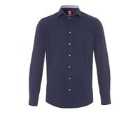 pure h. tico Pure City 4027-730-Camicia a Maniche Lunghe, Colore: Rosso Camicia Elegante, Marine Tinta Unita, S Uomo