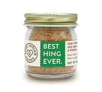 Pure Indian Foods Best Hing Ever (Asafoetida in polvere), non testato per glutine - spezie indiane per aglio e cipolla sostituzione, bottiglia di vetro da 20 g