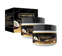 Pure Keratin Repair Hairmask, Hair Mask, Nature Shiny Instant Mask for Dry Damaged (2pcs)