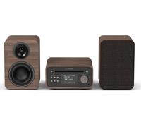 Pure Classic Stereo Mini - Das charmante Micro-Stereo-System, Kaffee Braun/Walnuss
