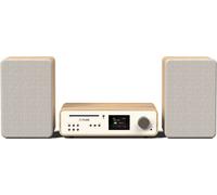 Pure Classic Stereo - Das Charmante HiFi Musiksystem in Baumwoll-Weiß / Eiche