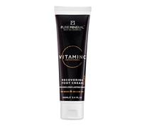 Pure Mineral - Crema Piedi Riparatrice alla Vitamina C - Minerali del Mar Morto, Idratazione Intensa, Prevenzione delle Screpolature - Senza siliconi, solfati, parabeni - 100ml