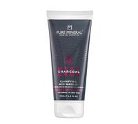 Pure Mineral - Maschera Purificante al Carbone per Pelli Normali e Grasse - Minerali del Mar Morto, Carbone, Esfoliante e Detossinante - Senza siliconi, solfati, parabeni - 175ml