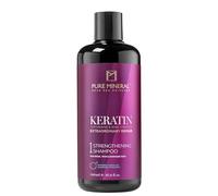 Pure Mineral Shampoo alla Cheratina 500ml - Shampoo Lisciante Anti Crespo per Capelli Secchi e Danneggiati - Riparatore, Nutriente e Illuminante - Senza Solfati e Parabeni