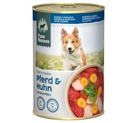 Pure Nature Adult 6 x 400 g Alimento umido per cane - Cavallo & Pollo