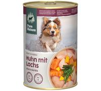 Pure Nature Adult 6 x 400 g Alimento umido per cane - Pollo & Salmone