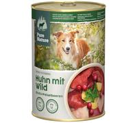 Pure Nature Adult 6 x 400 g Alimento umido per cane - Selvaggina & Pollo