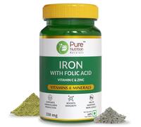 Pure Nutrition Iron Folico Acid Compresse 350 mg, 60 compresse