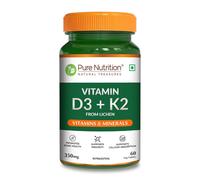 Pure Nutrition Vitamina D3 Plus K2 Compresse, 60 Compresse
