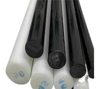 Pure Nylon Rods Wear Resistant Bar For Machining Black Diameter 3mm To 55mm(Black Length 500mm,3mm 20pcs)