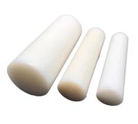 Pure Nylon Rods Wear Resistant Bar For Machining Black Diameter 3mm To 55mm(White Length 250mm,20mm 100pcs)