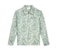 Pure Path - Flower Zipped Overshirt - - Jackets - Uomo - Verde - S