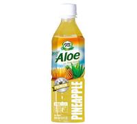 Pure Plus Bevanda Con Polpa Di Aloe in Pezzi Gusto Ananas Senza conservanti Coloranti 0% Grassi Premium 500 Ml X 20 Pz