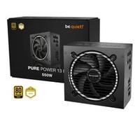be quiet! Pure Power 13 M 550W alimentatore, efficienza 80 PLUS® Gold, alimentatore ATX 3.1 con supporto per GPU PCIe 5.1, ventola be quiet! semi-passiva da 120 mm, tecnologia LLC, singola linea