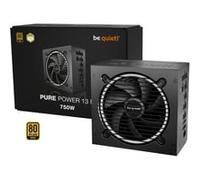 be quiet! Pure Power 13 M 750W alimentatore, efficienza 80 PLUS® Gold, alimentatore ATX 3.1 con supporto per GPU PCIe 5.1, ventola be quiet! semi-passiva da 120 mm, tecnologia LLC, singola linea