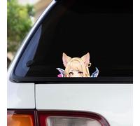 Pure Print Cut KDA Ahri Peeker LOL Fanart Anime Sticker - Impermeabile & Resistente ai raggi UV - 2 pezzi 13 x 7,5 cm - Per auto, laptop e accessori da gioco