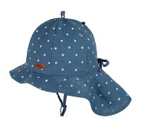 Pure Pure - Kid's Nackenschutz Leinen - Cappellino 49 cm blu