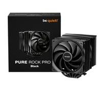 be quiet! Pure Rock Pro 3 - Raffreddatore ad aria incredibilmente elevato, 6 tubi di calore neri ad alte prestazioni da 6 mm, 2 ventole PWM ottimizzate da Pure Wings 3 da 120 mm, compatibile con pasta
