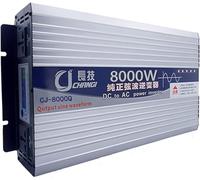 Pure Sie Wave Iverter 1600w 2200w 3000w 4000w 5000w 6000w 8000w Power Iverter Dc 12v 24v 48v 60v A AC 220v 230v 240v Coverter Trasformer Iverter per Auto Barca Camper, 8000W, 60Vto220V