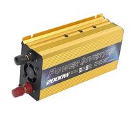 Pure Sine Wave Inverter, con Porto USB 2000W DC 12V a CA Converter Auto Inverter per Il Campeggio e Il Viaggio (220V)