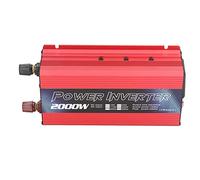 Pure Sine Wave Inverter, con Porto USB 2000W DC 12V a CA Converter Auto Inverter per Il Campeggio e Il Viaggio (220V)