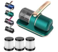 Pure Sleepy Pro Bed Vacuum, 12000pa Puresleepy Pro Bed, Cordless Handheld Vacuums for Mattres, with Washable Filter, 8,000 Vibrations Per Minute (Green)