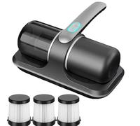 Pure Sleepy Pro Bed Vacuum, 12000pa Puresleepy Pro Bed, Mattress Cleaner Machine Deep Cleaner with Uv-C Light, 8,000 Vibrations Per Minute (Gray)