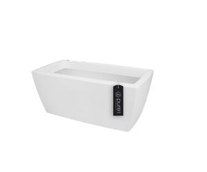 pure soft square long wheels 80 white elho