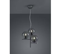 TRIO Leuchten Pure lampada a sospensione E14 3 x 28 W Ø40 cm, 302000342, Pure [Lampade per Interni > Lampade a Sospensione]