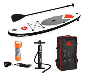 PURE SUP - Varietà di set completi di pedane stand-up - con pompa, strumento patch, guinzaglio del piede, pagaia regolabile e borsa impermeabile da 2 l