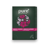 Pure Tea Selection Hibiscus lampone, 25 bustine di amido di mais, tessuto e compostabile industriale, 25 x 3 g
