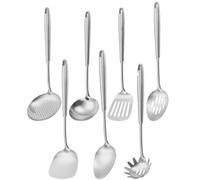Pure Titanium Spatula, Titanium Cooking Spatula, Kitchen Essentials Cookware Utensils Kitchen Accessories, Skimmer, Dipper, Turner (7PCS)